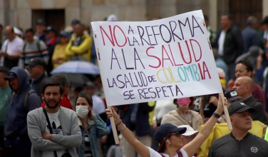 Marchas contra Petro en Bogotá 