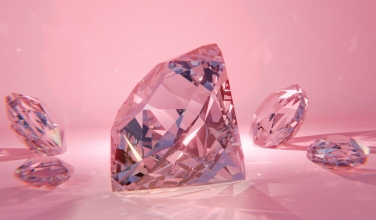 Diamantes rosados