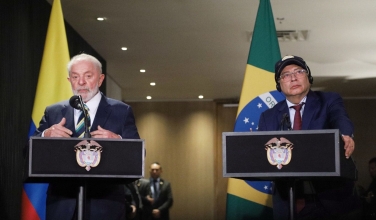 Luiz Inácio Lula da Silva y Gustavo Petro